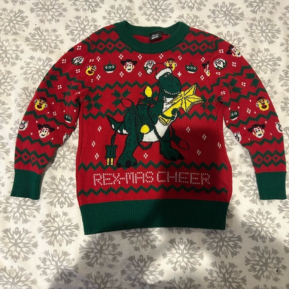 Disney Toy Story Christmas sweater sz 3 - Picture 1 of 5